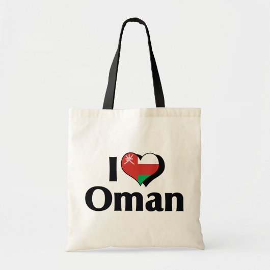 I Liebe Oman Flag Tragetasche (Vorne)