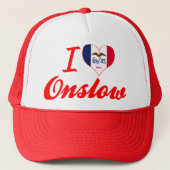 I Liebe Onslow, Iowa Truckerkappe (Vorderseite)