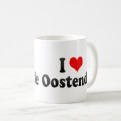 I Liebe Oostende, Belgien Kaffeetasse (VorderseiteRechts)