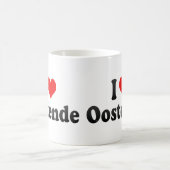 I Liebe Oostende, Belgien Kaffeetasse (Mittel)