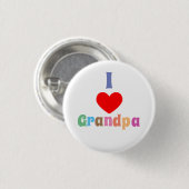 I Liebe Opa Button (Vorne & Hinten)