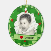 I Liebe Opa Keramikornament (Links)