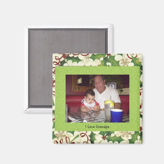 I Liebe Opa Magnet (Vorderseite/Rückseite)