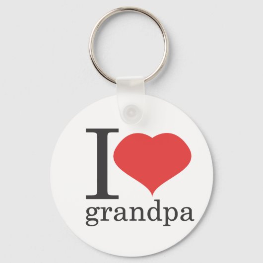 i Liebe Opa Schlüsselanhänger (Vorderseite)