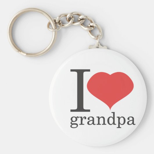 i Liebe Opa Schlüsselanhänger (Vorne)