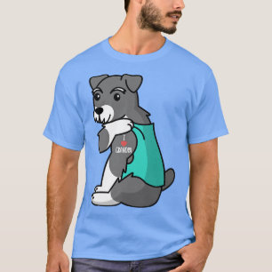 I Liebe Opa Tattoo Schnauzer Großvater Hund T-Shirt
