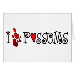 I Liebe-Opossum-Herzen