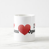 I Liebe-Opossums Kaffeetasse (Mittel)