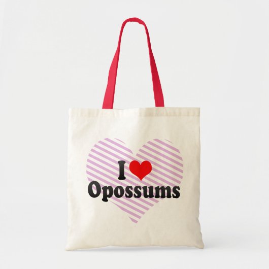I Liebe-Opossums Tragetasche (Vorne)
