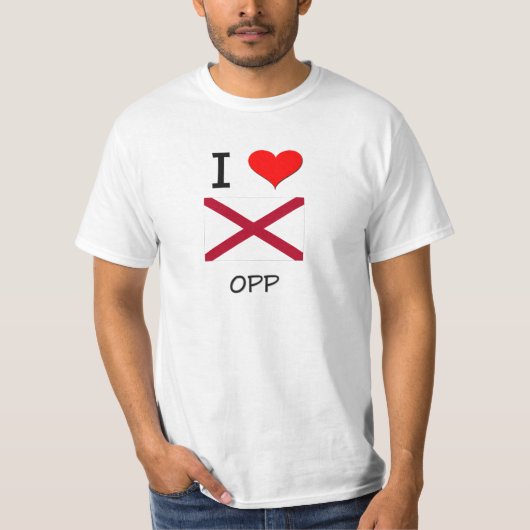 I Liebe OPP Alabama T-Shirt (Vorderseite)