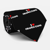I LIEBE-ORANG-UTANS KRAWATTE (Gerollt)
