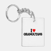 I LIEBE-ORANG-UTANS SCHLÜSSELANHÄNGER (Vorderseite links)