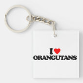 I LIEBE-ORANG-UTANS SCHLÜSSELANHÄNGER (Vorderseite)