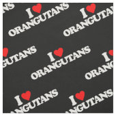 I LIEBE-ORANG-UTANS STOFF (Muster)