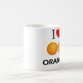 I Liebe-Orangen Kaffeetasse (Mittel)