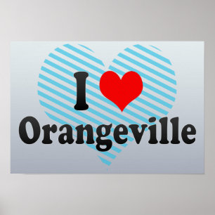 I Liebe Orangeville, Kanada Poster