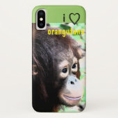 I Liebe Orangutans Case-Mate iPhone Hülle (Rückseite)