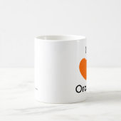 I Liebe Oranje Kaffeetasse (Mittel)