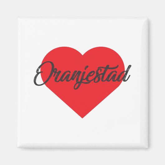 I Liebe Oranjestad - Aruba Magnet (Vorne)