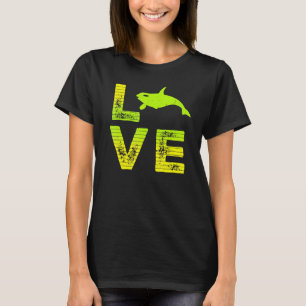 I Liebe Orcas Toothe Whale Orca T-Shirt