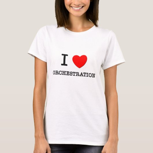 I Liebe-Orchestrierung T-Shirt (Vorderseite)