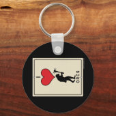 I Liebe Orcs Schlüsselanhänger (Vorderseite)