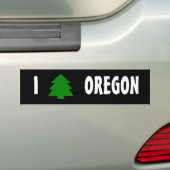 I Liebe Oregon Autoaufkleber (Auf Auto)