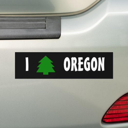 I Liebe Oregon Autoaufkleber (Auf Auto)