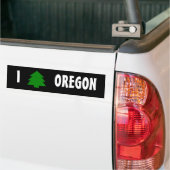 I Liebe Oregon Autoaufkleber (Auf Lkw)