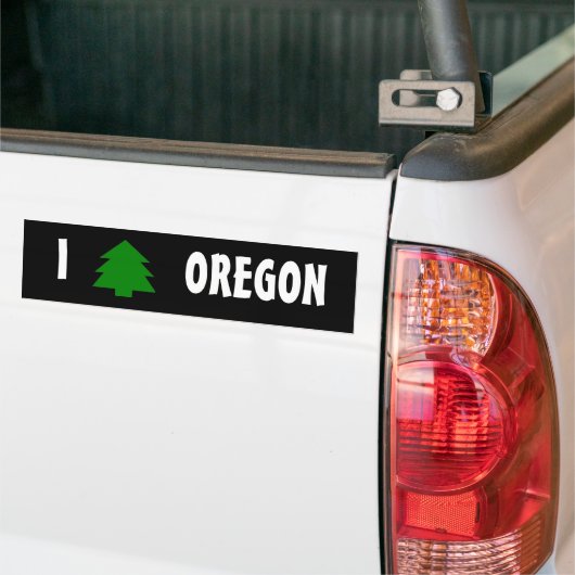 I Liebe Oregon Autoaufkleber (Auf Lkw)