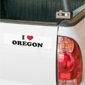 I Liebe Oregon Autoaufkleber (Auf Lkw)