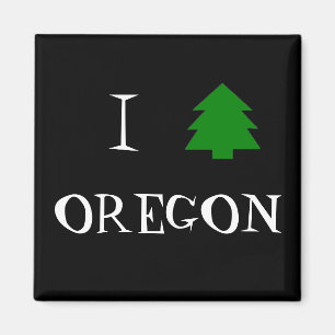 I Liebe Oregon Magnet