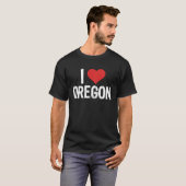 I Liebe Oregon T-Shirt (Vorne ganz)