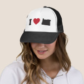 I Liebe Oregon Truckerkappe (Beispiel)