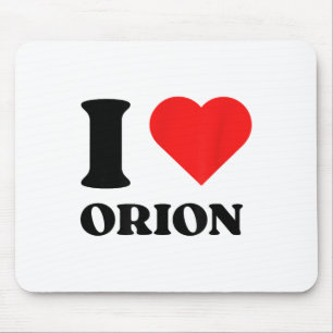 I Liebe Orion I Heart Orion Name Y2k Valentinstag Mousepad