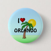 I Liebe Orlando Button (Vorderseite)