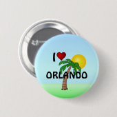 I Liebe Orlando Button (Vorne & Hinten)