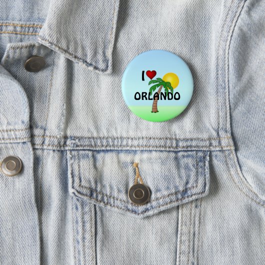 I Liebe Orlando Button (Beispiel)