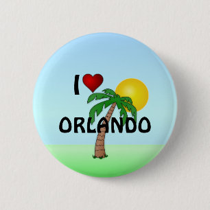 I Liebe Orlando Button