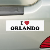 I Liebe Orlando Florida Autoaufkleber (Auf Auto)