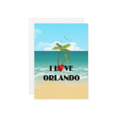 I Liebe Orlando, Florida Karte (Vorderseite/Rückseite Beispiel)