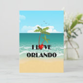 I Liebe Orlando, Florida Karte (Stehend Vorderseite)