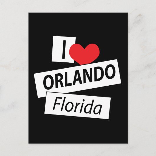 I Liebe Orlando Florida Postkarte (Vorderseite)