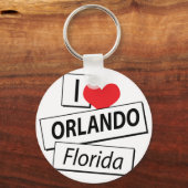 I Liebe Orlando Florida Schlüsselanhänger (Vorderseite)