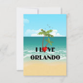 I Liebe Orlando, Florida TEMPLATE Karte (Vorderseite)