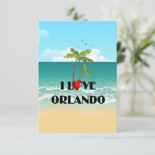 I Liebe Orlando, Florida TEMPLATE Karte