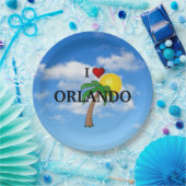 I Liebe Orlando Pappteller (Party)