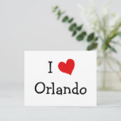 I Liebe Orlando Postkarte (Stehend Vorderseite)