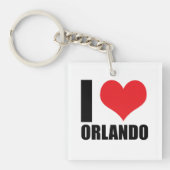 I Liebe Orlando Schlüsselanhänger (Vorderseite)