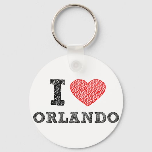 I-Liebe-Orlando Schlüsselanhänger (Vorderseite)